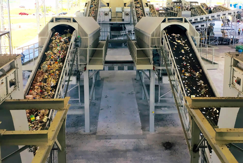 Planta separadora de residuos de la marca Bianna, ensamblada en Querétaro por GTA Ambiental
