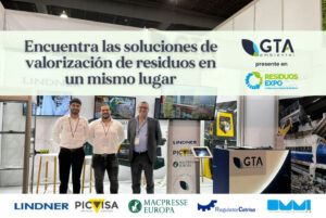 Stand de GTA Ambiental en la Residuos Expo 2024 con sus soluciones para produccion CDR y de combustibles alternos